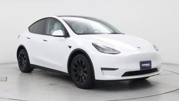 TESLA MODEL Y 2021 5YJYGDEE1MF098408 image